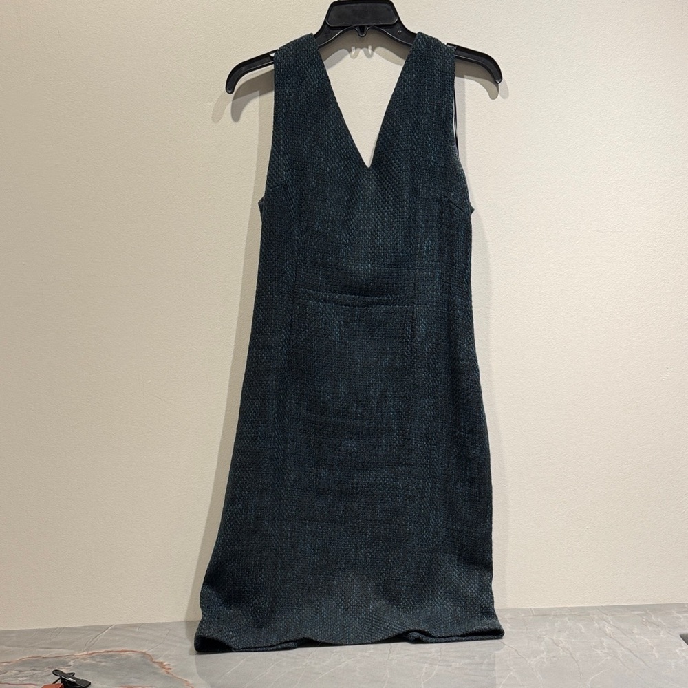 Retro 60’s look sleeveless wool dress